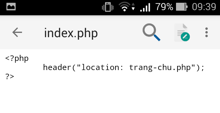 thông tin file index.php